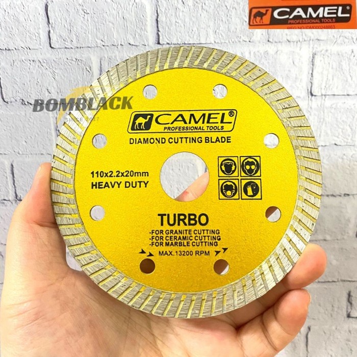 CAMEL Mata Pisau Potong 4 inch Granit Keramik Marmer Gurinda Turbo
