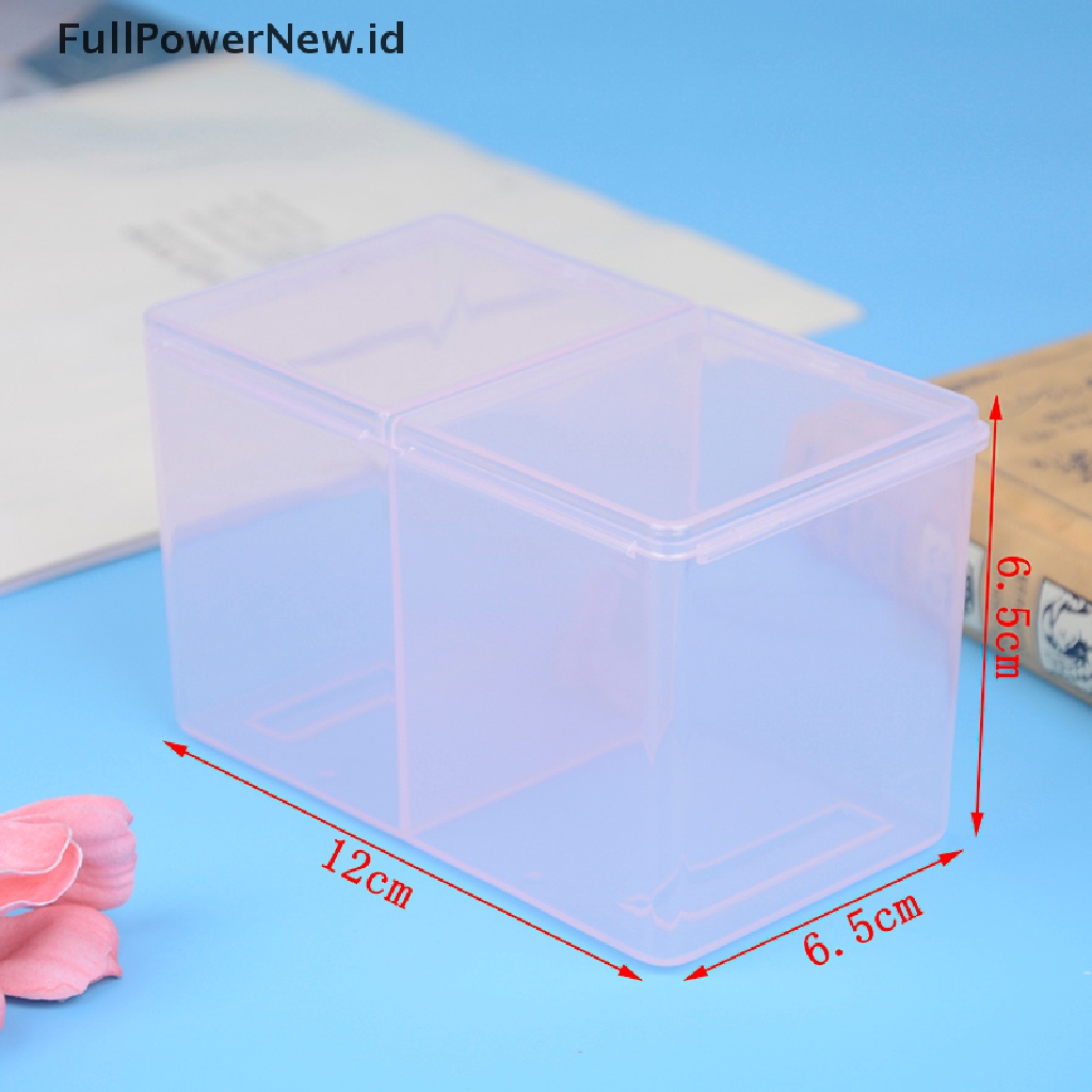 Power Clear Cleaning Remover Cotton Pad Kompartemen Kotak Penyimpanan Cotton Pad Container ID