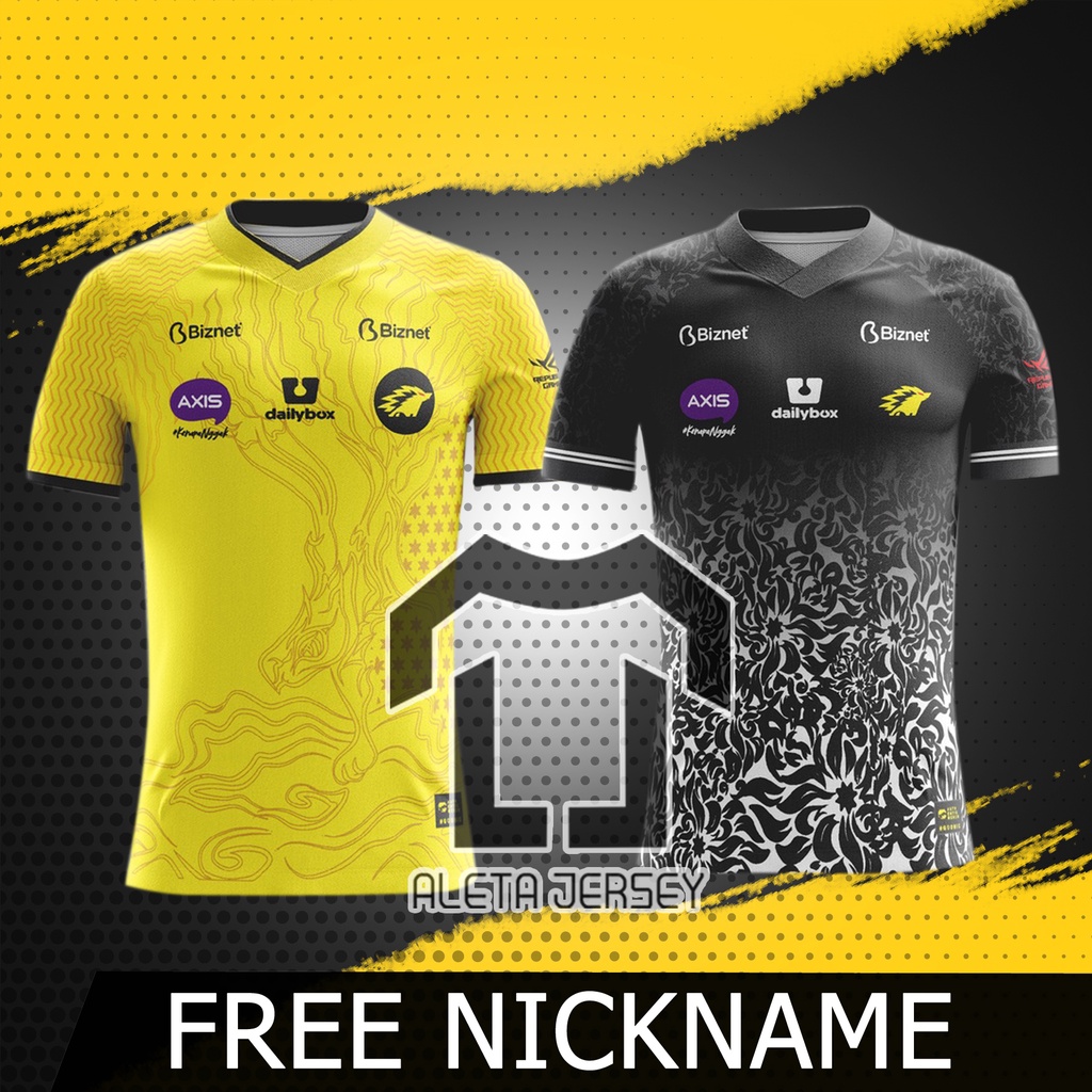 Jersey kaos Onic Esports Terbaru 2023 Pro Edition Home & Away