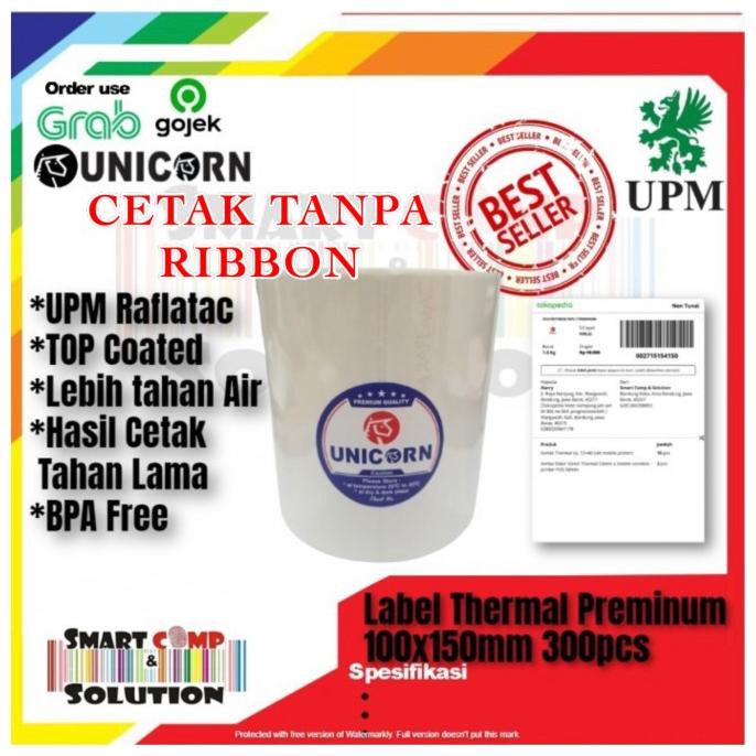 

Label Stiker Resi Alamat Market Place 100x150mm A6 Direct Thermal @300 MURAH