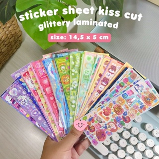 [MIN BELI 10RB] DAPAT RANDOM Sticker Sheet Aesthetic Kiss Cut Stiker Journal Planner Dairy Lucu