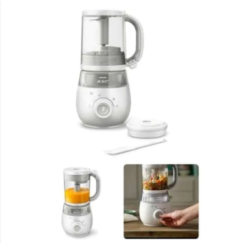 PHILIPS avent blender 4in1 steam flip blend baby food processor healthy steamer blender