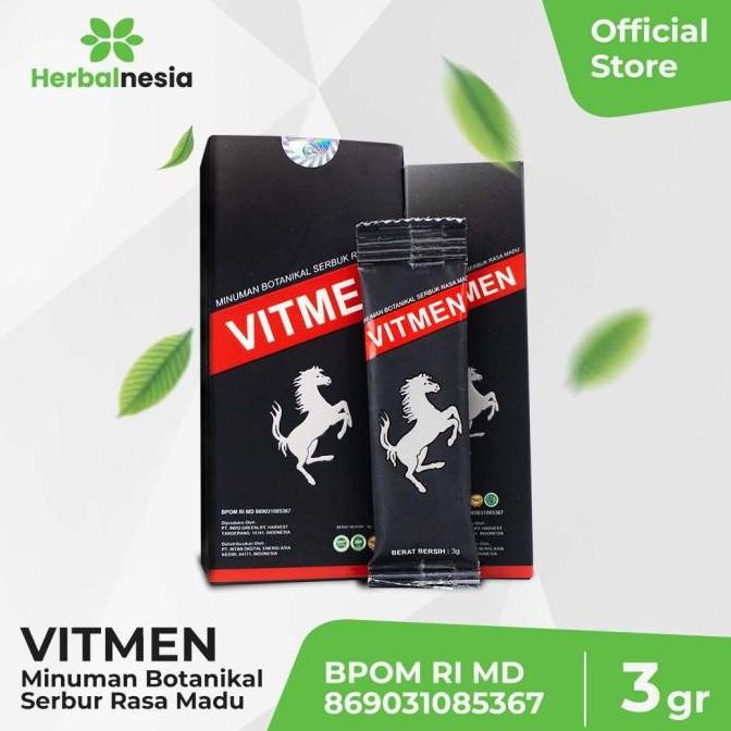 Vitmen Minuman Serbuk Penambah Stamina Pria Herbal Lemah Syahwat BPOM