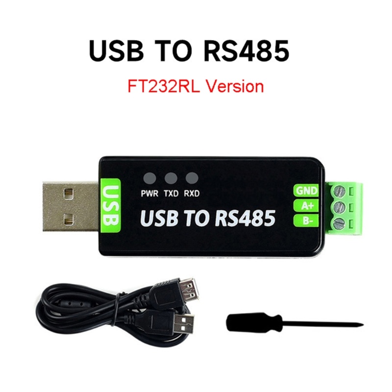 Zzz USB to TTL RS485 Serial Converter Adapter Modul Papan Antarmuka FTDI FT232RL Modul Dual-Fungsi Dual-Protection