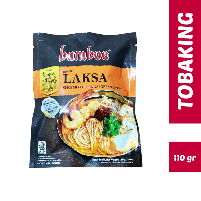 

Bamboe Laksa Bumbu Instan 110gr Bamboe Premium Laksa Singapore