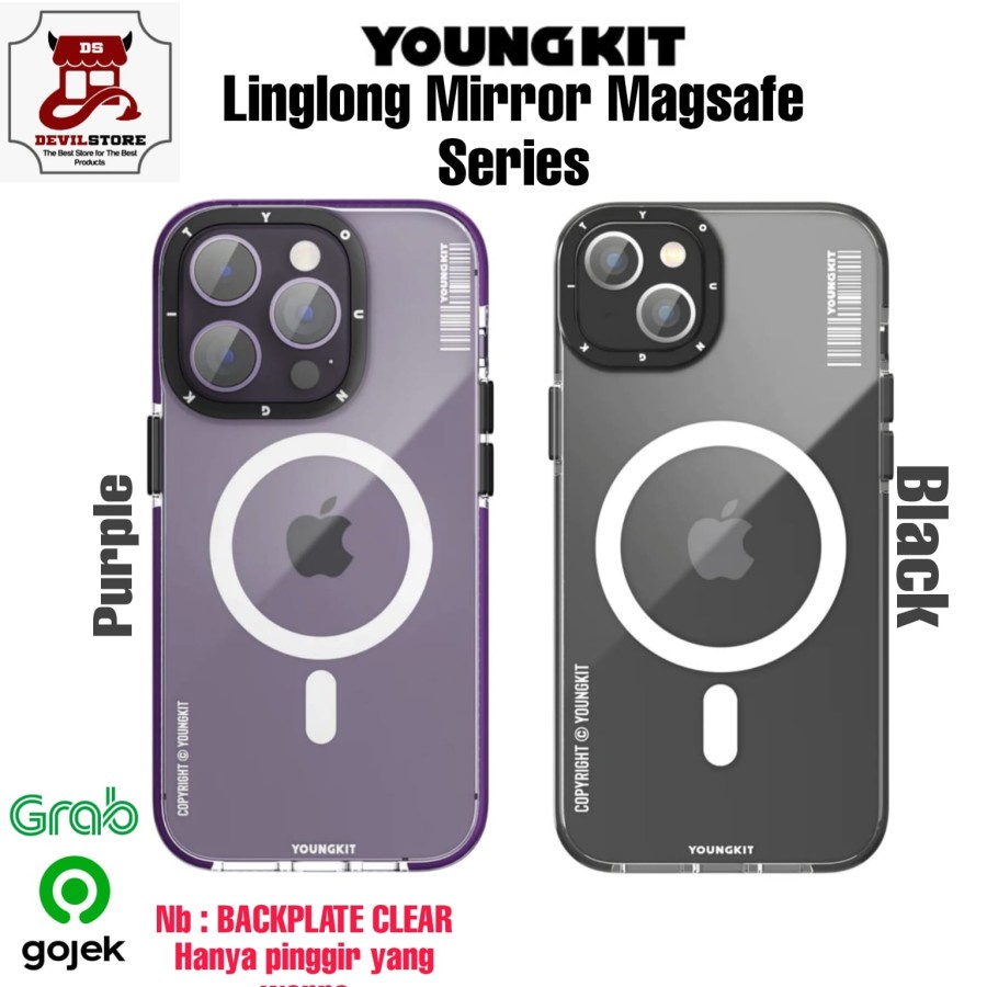 Youngkit Linglong Mirror Magsafe Case Iphone 14 Pro / 14 Pro Max