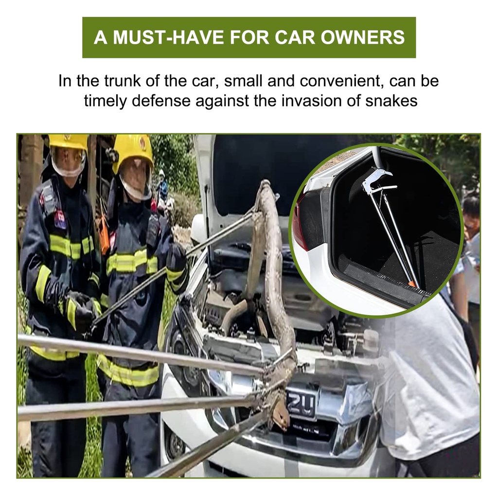 Tongkat Penjepit Ular Stainless/Alat Penjepit Sampah/Snake Tongs Foldable 120cm/150cm