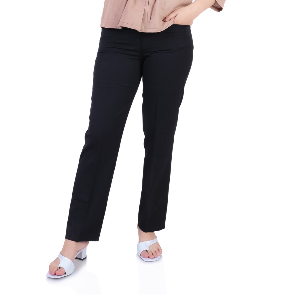 ANN DESIGN 2207 CELANA PANJANG FORMAL CAPRI SLIM WH