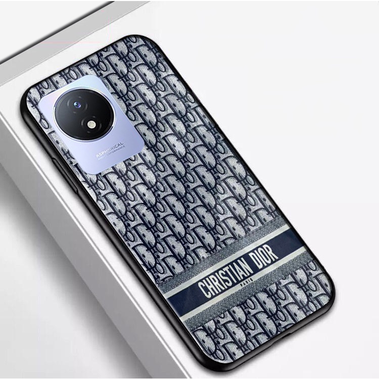 (Q08) Softcase Vivo Y02 - Softcase Kaca Vivo Y02 - Case Aesthetic Vivo Y02 - Case keren Vivo Y02 - C