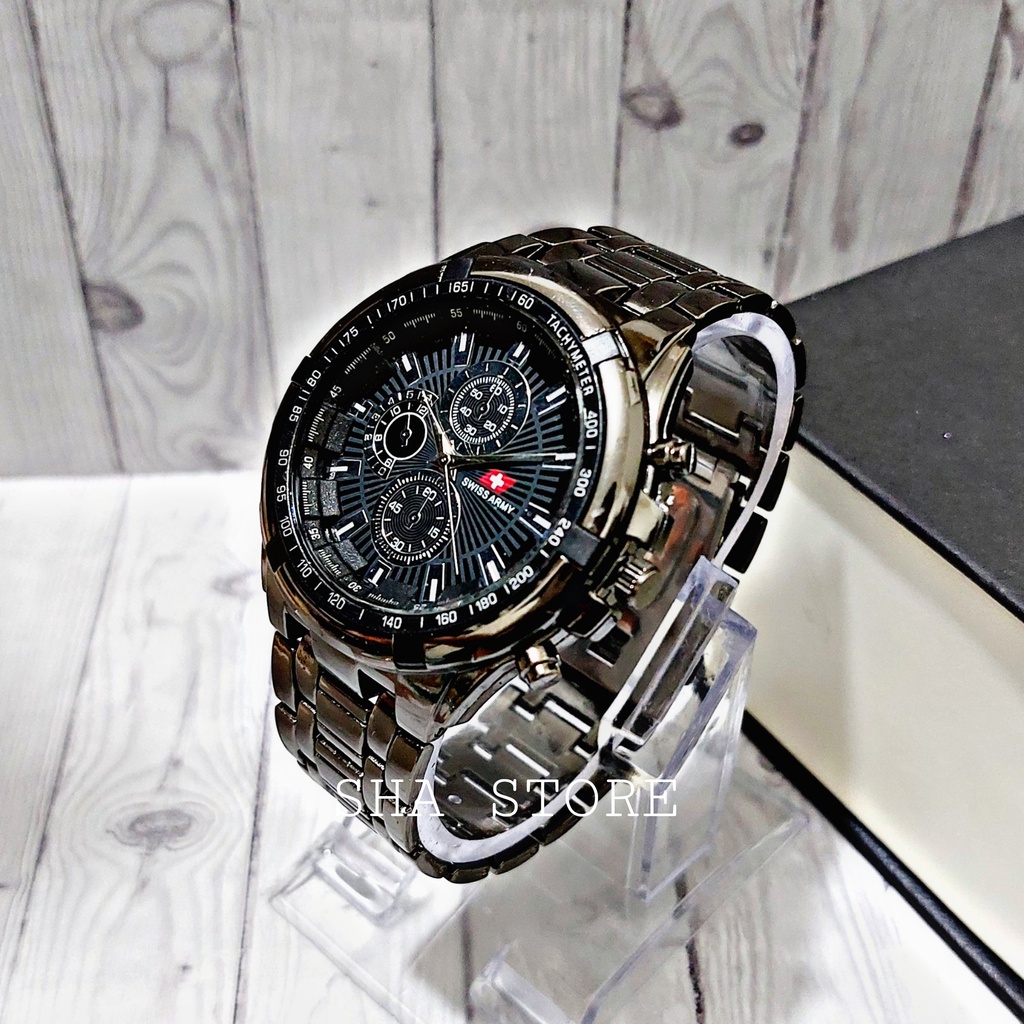 COD !!! JAM TANGAN PRIA TERLARIS///JAM TANGAN PRIA STAINLESS STEEL//JAM TANGAN PRIA TALI RANTAI//GRATIS BATERAI CADANGAN-3