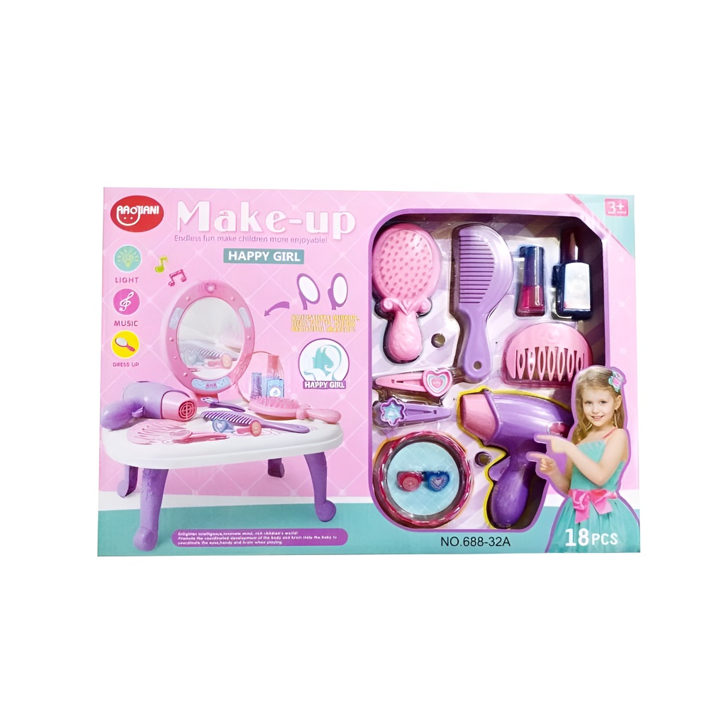 Mainan Meja Rias Anak | Mainan Makeup Anak | Mainan Dandan Anak Perempuan | Mainan Anak Cewek | Cewe