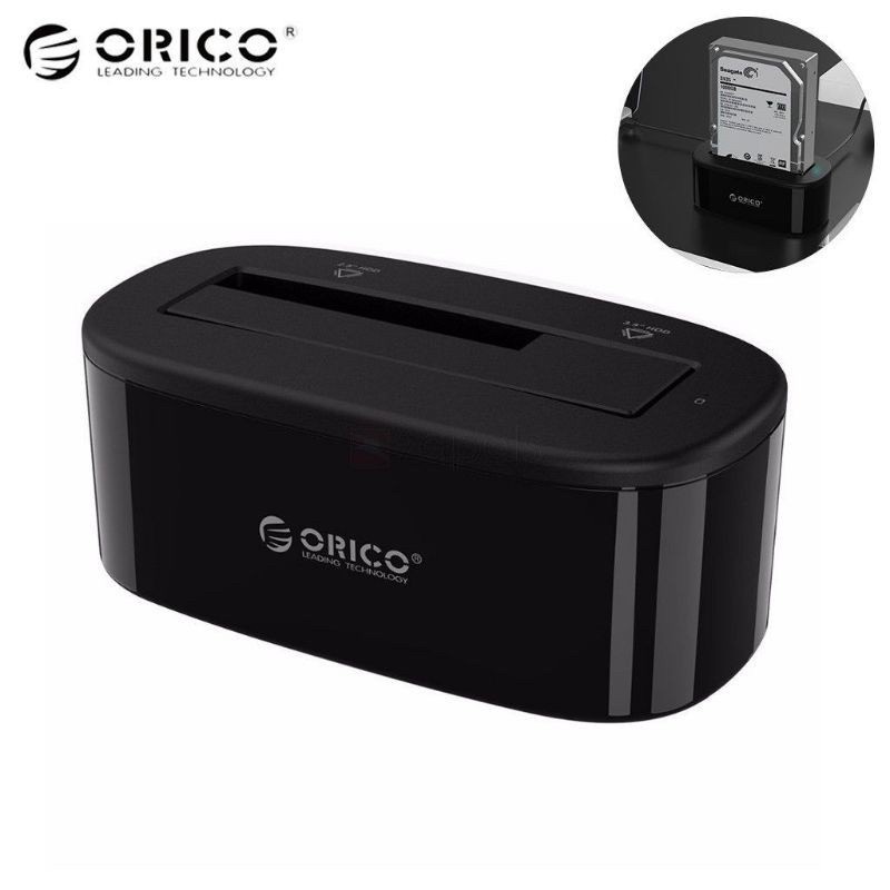 Docking Station Hardisk External HDD SSD Sata 2,5"/3,5" 1 bay Orico 6218US3