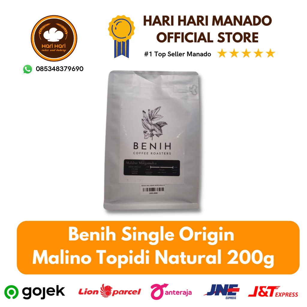 

Benih Single Origin Malino Topidi Natural 200g