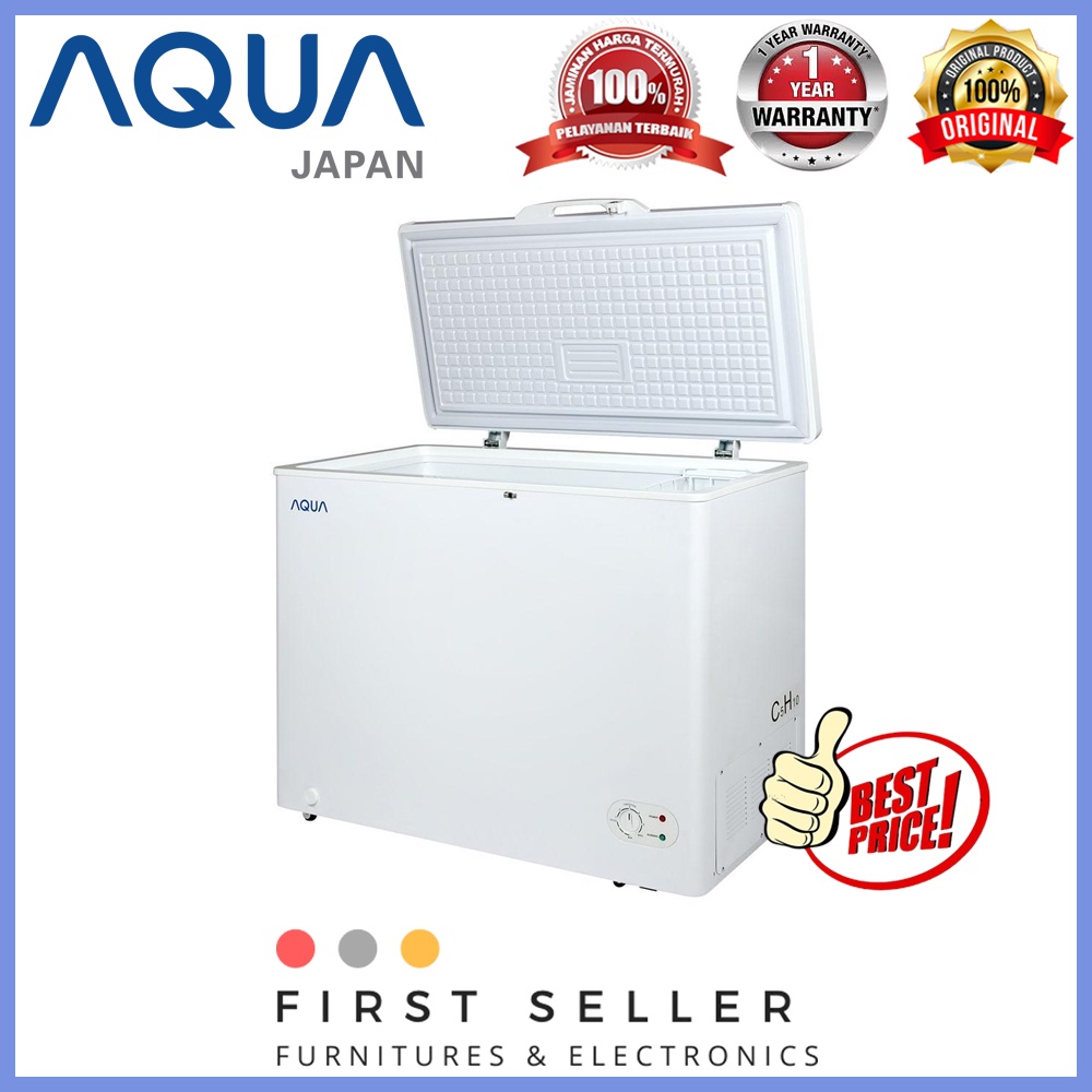 FREE ONGKIR* AQUA CHEST FREEZER AQF-200 / AQF 200W (200 LITER)