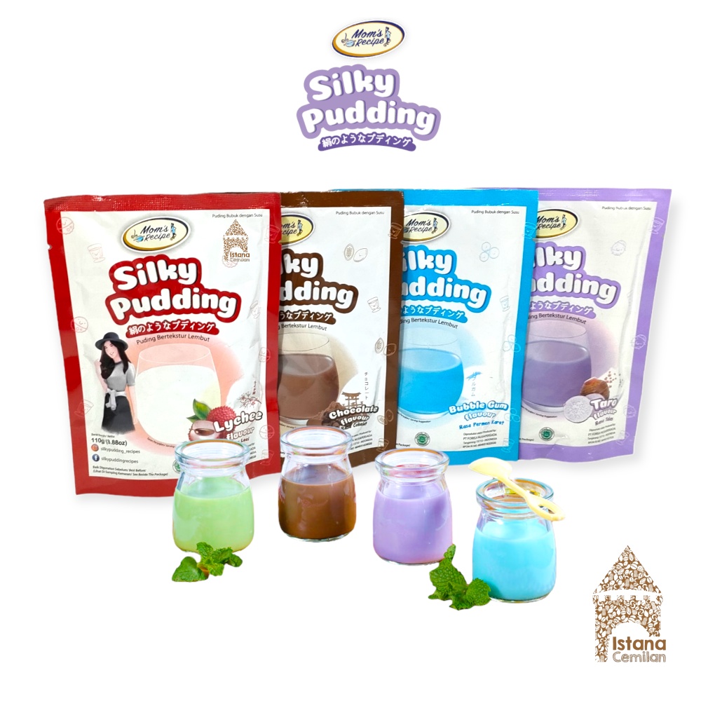 Forisa Mom's Recipe Silky Pudding Bubble Gum / Cokelat 110 Gram