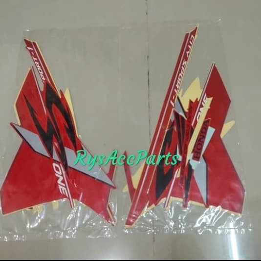 

TERLARIS | Striping stripping stiker motor honda cs1 merah