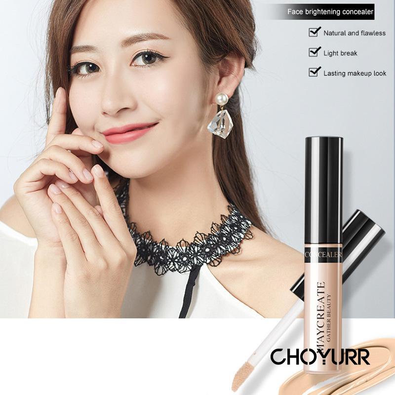 【COD】Cream Concealer Waterproof Full Cover Pores Dark Circles Oil-control Concealer Natural Color Lightweight Fit-CH