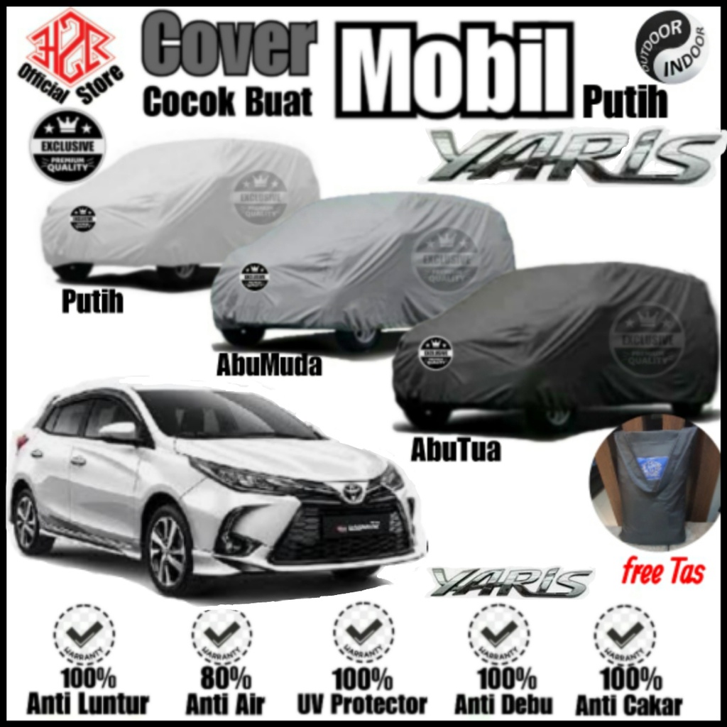 BODY COVER MOBIL YARIS BAPAU/ COVER MOBIL YARIS BAPAU/ SELIMUT MOBIL YARIS BAPAU/ SARUNG MOBIL