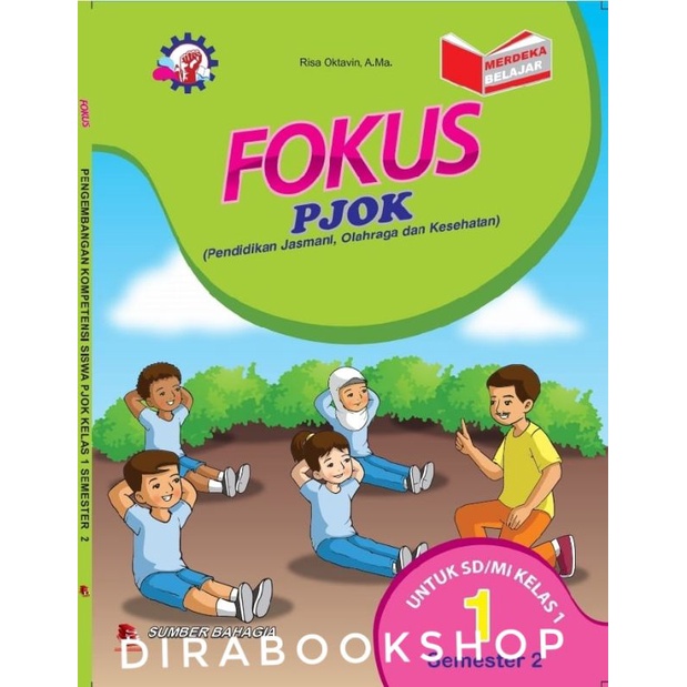 semester 2 FOKUS PJOK kelas 1 Kumer SD Buku Latihan ulangan Penjas