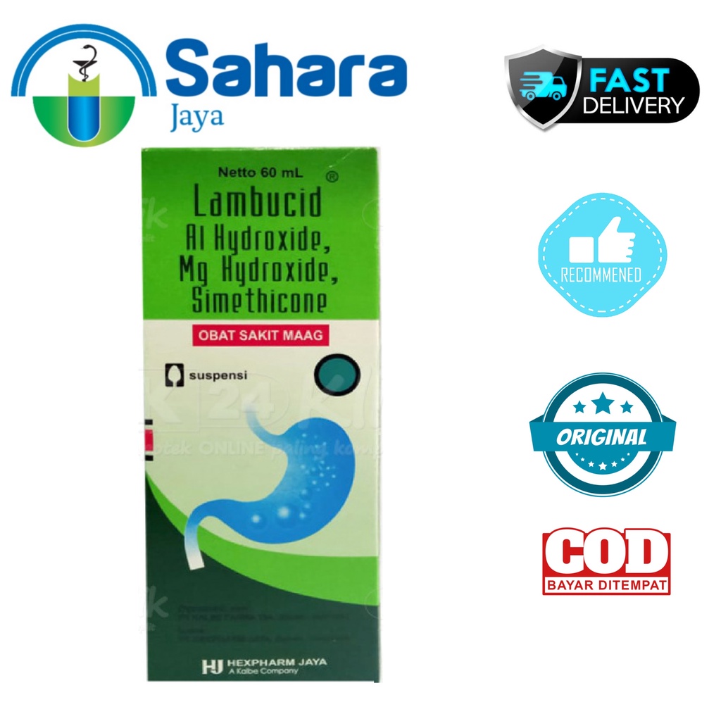 [SJ] Lambucid Suspensi 60 ml / LAMBUCID SIRUP