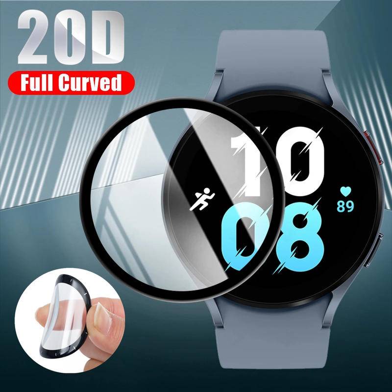 Pelindung Layar Melengkung 3D Untuk Samsung Galaxy Watch4 5 Pro 40mm 44mm 45mm SmartWatch Film Pelindung Untuk Samsung Watch3Fit2 Aktif2 41mm 45mm 40mm 44mm