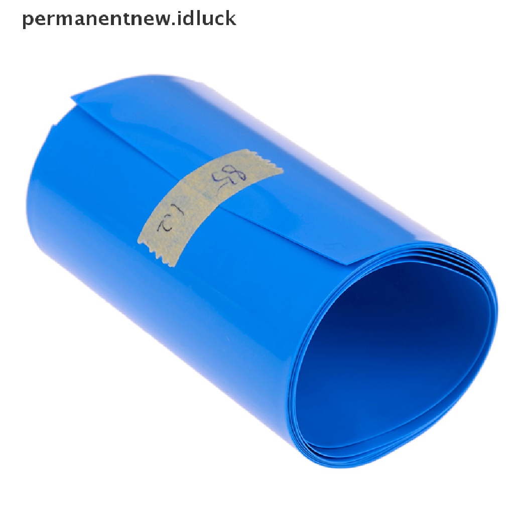 [luckypermanentnew] 18650 Li-ion Heat Shrink Tube Wrap Skin PVC Shrinkable Film Tape Sleeves [ID]