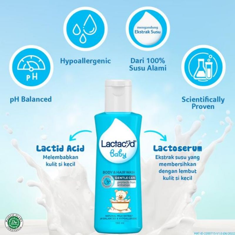 LACTACYD BABY BODY &amp; HAIR WASH