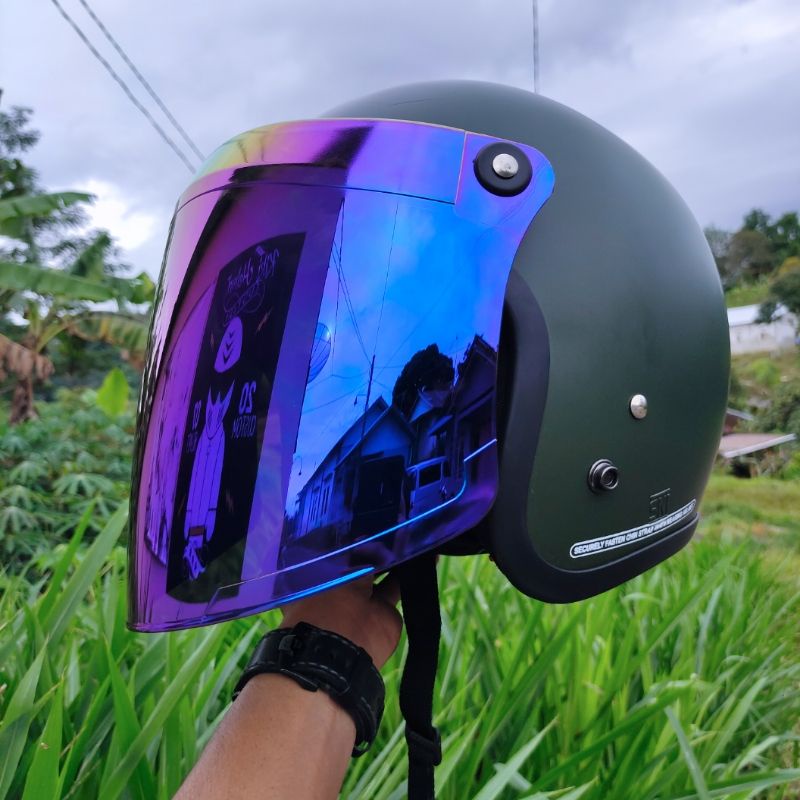 HELM BOGO DEWASA RETRO VENOM SNAIL PRIA WANITA