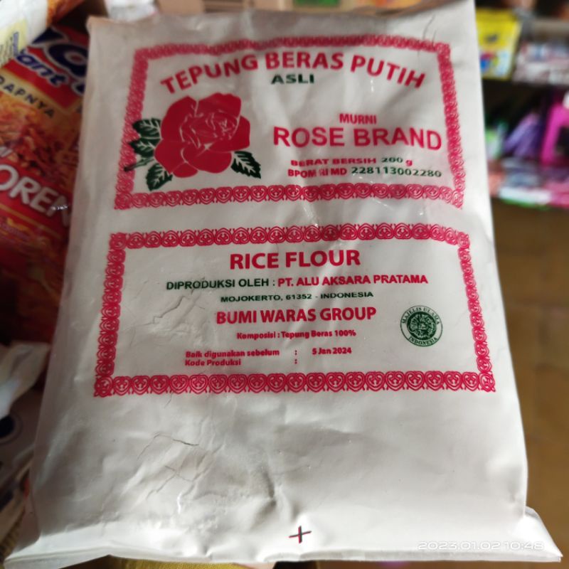 

tepung beras rose brand 200gr