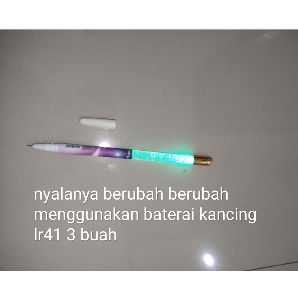 

ballpoint gel lampu starry sky bubble satuan