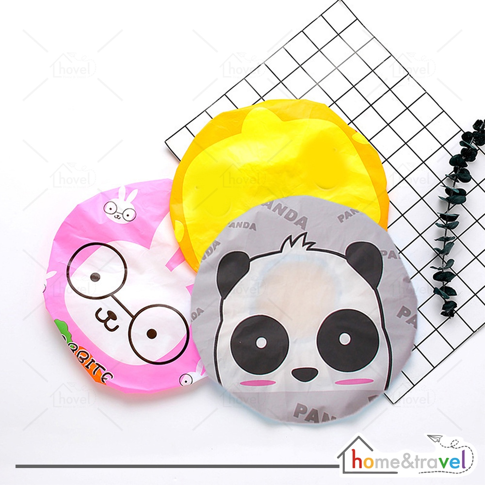 HOVELSHOP SHOWER CAP Topi Keramas Karakter - Shower Cap Lucu