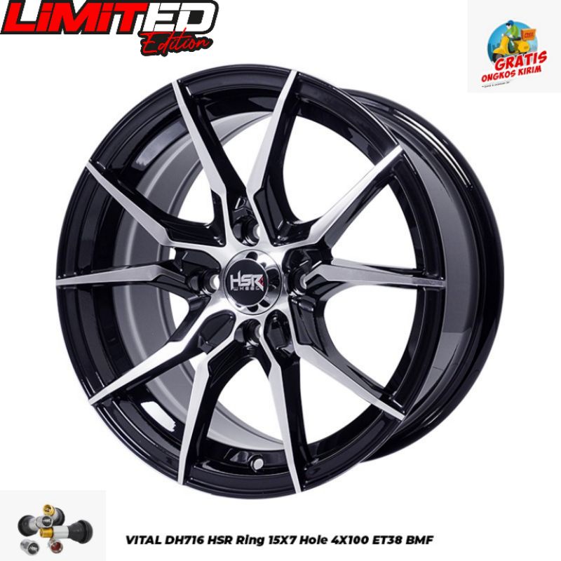 veleg mobil ring 15 velg mobil lubang baut 4 velg mobil hsr velg mobil lebar 7 velg mobil r15