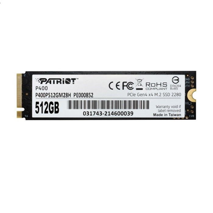 Patriot P400 512GB M.2 2280 PCIe Gen4 x4 / SSD 512GB