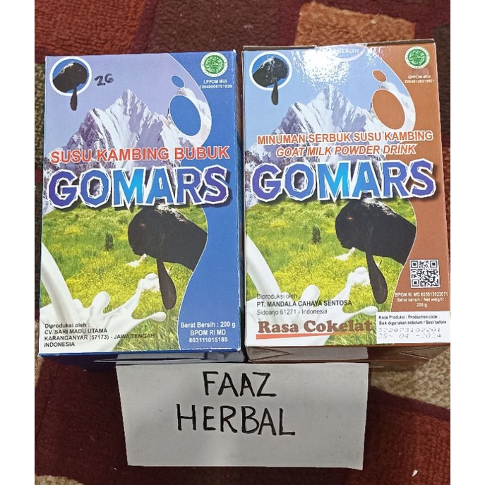 

Gomars - Susu Kambing Etawa Gomars Original