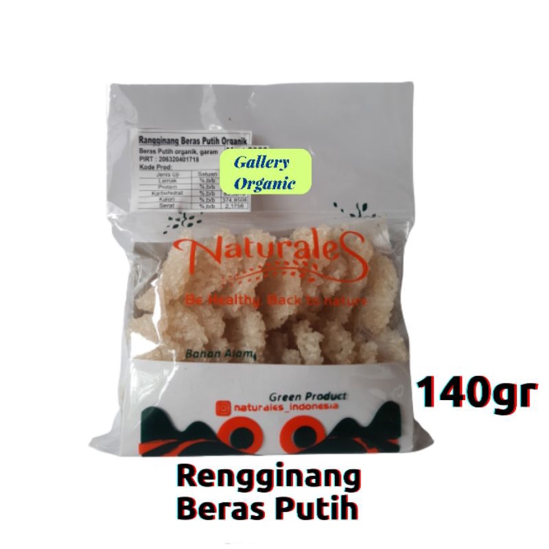 

Rengginang Beras Putih Organik | Gluten Free | Mentah | Naturales
