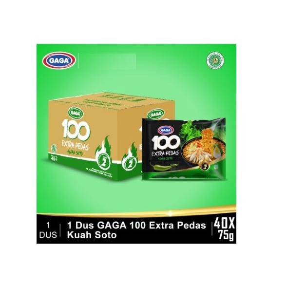

Mie Kuah Extra Pedas Gaga 100 Extra Pedas Kuah Soto Dus