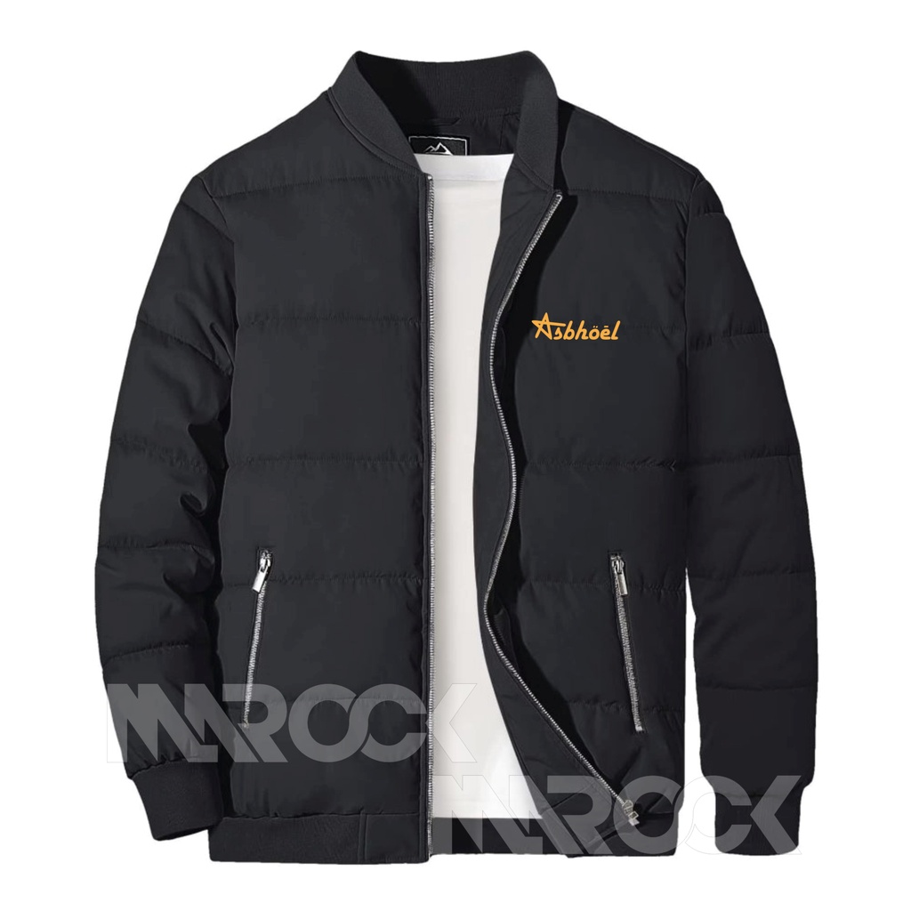 Jaket Bomber Asbhoel  - Jaket Bomber Pria Parasut Waterproof Outdoor