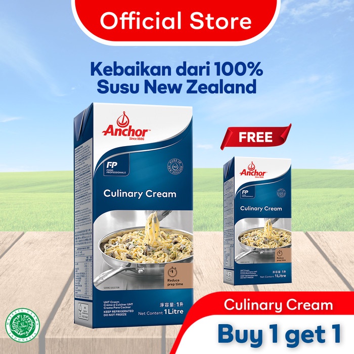 

[BISA COD] Buy 1 Get 1 Free - Anchor Culinary Cream 1L