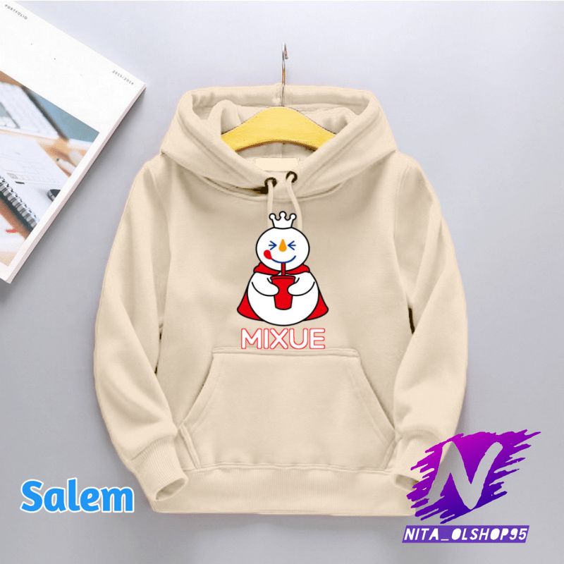 hoodie mixue sweater anak mixue lucu karakter