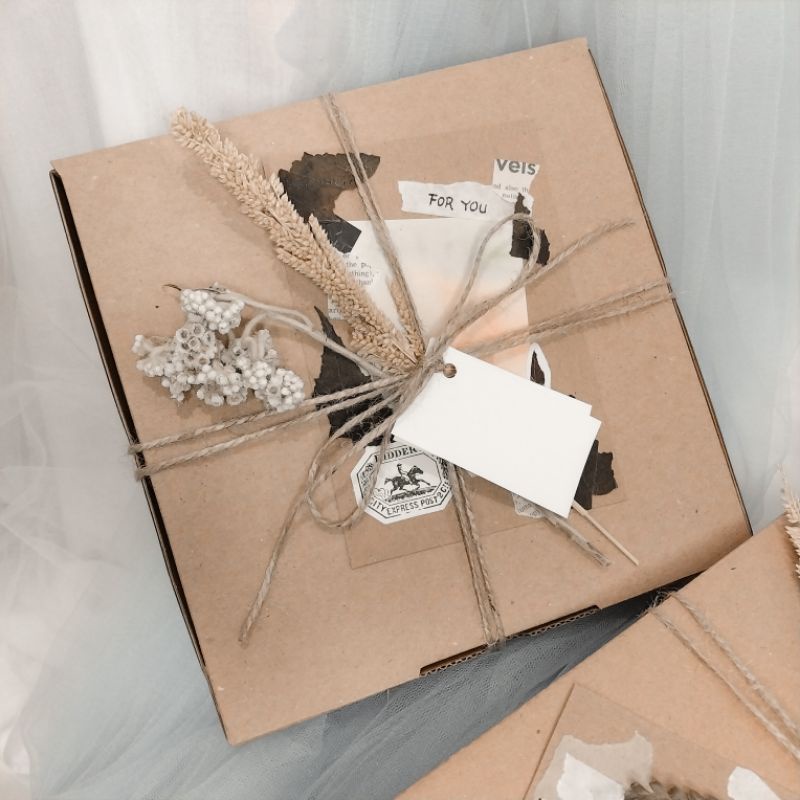 

(PAKET 8) Rangkaian Giftbox Bungkus Bahan Paket Kotak Kado Hampers Lengkap Murah