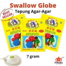 Agar agar swallow globe 7gr Agar Bening