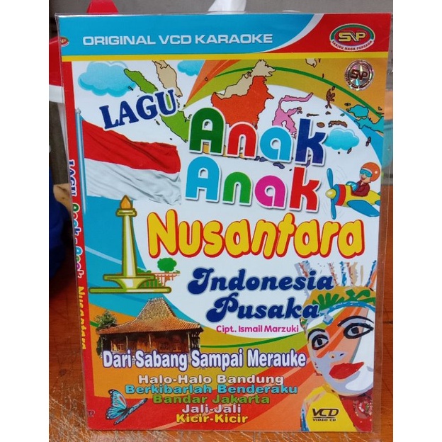 Kaset Original Vcd lagu anak-anak Nusantar