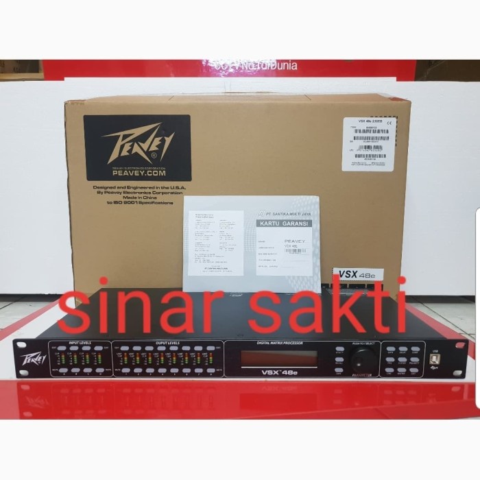 Komponen Listrik Speaker Management Peavey Dlms Vsx48E/Vsx 48E 4In 8Out Original Resmi