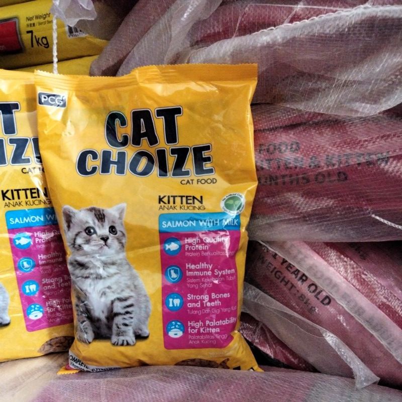 Makanan Kucing Cat Choize kitten Salmon fres Pack 1kg