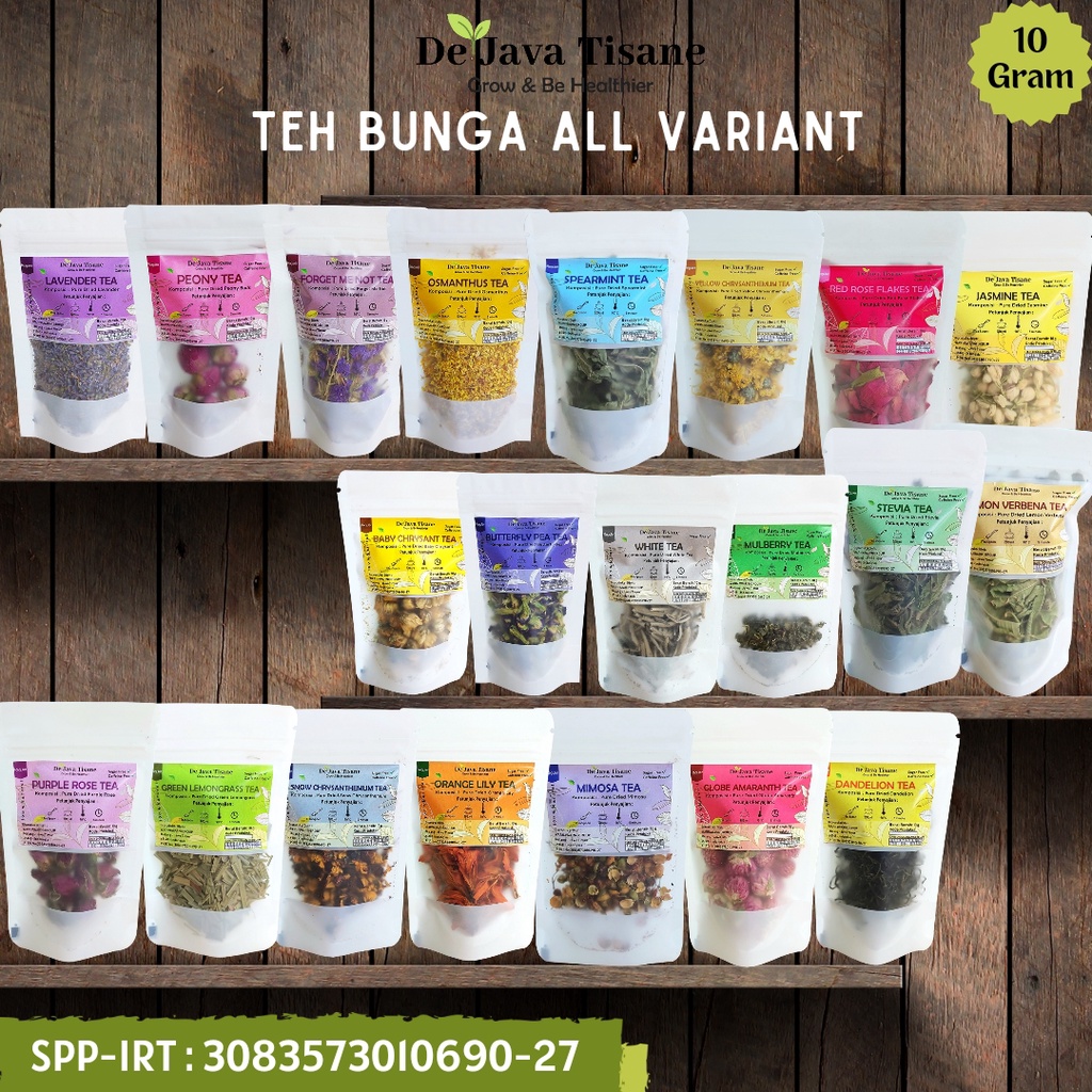 

Teh Bunga All Variant 10 gr Flower Tea Premium Chamomile