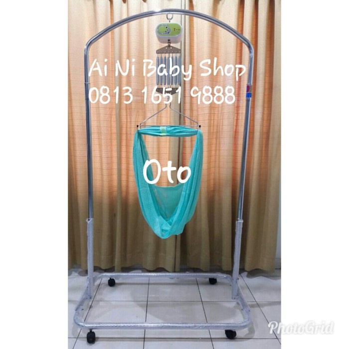Bayi Paket Ayunan Bayi Elektrik Portable Oto (Timer + Musik + Remote)