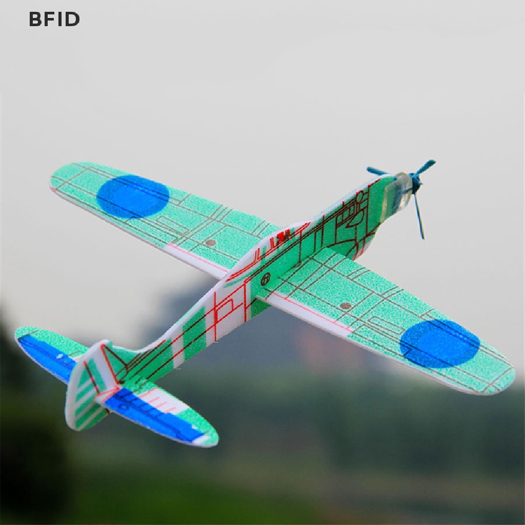 [BFID] 19cm Hand Throw Flying Glider Planes Foam Pesawat Pesta Tas Pengisi Mainan Anak [ID]