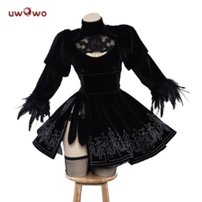 UWOWO Game Nier: Automata 2B Cosplay Costume YoRHa No.2 Type B Base 2B Cosplay New Design Halloween Christmas Costume