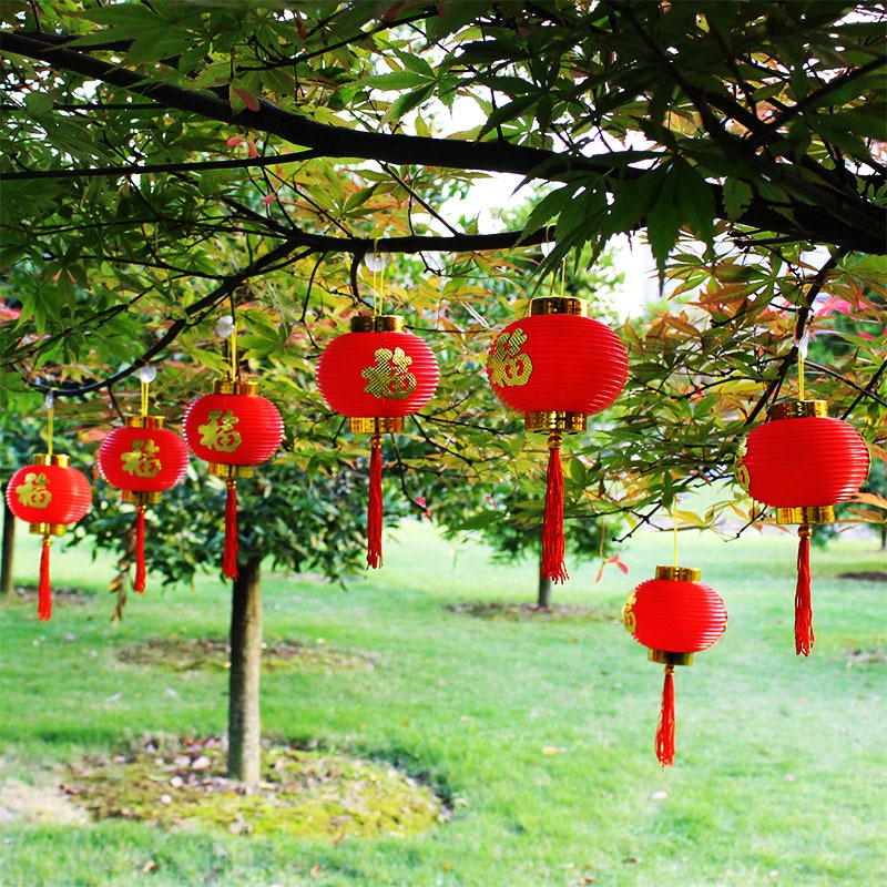 [READY] Lampion Imlek Bulat Gantungan Fu Hiasan Pohon Sakura Mei Hua Set lampion Imlek Rabbit atau Kelinci 2023 Dekorasi Lentera Tahun Baru China