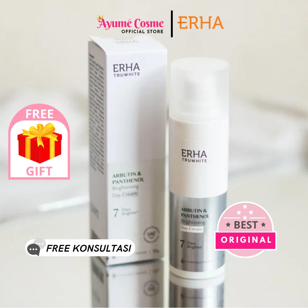 AYUME || ERHA TRUWHITE BRIGHTENING  DAY CREAM | SKINCARE MENCERAHKAN & GLOWING | ERHA